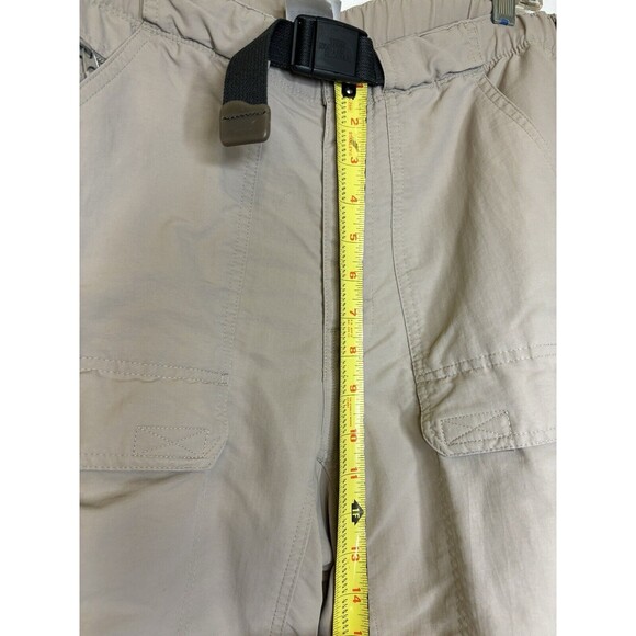 The North Face Men’s Convertible Cargo Pants Shorts Pockets Beige Nylon Hiking - Picture 7 of 16
